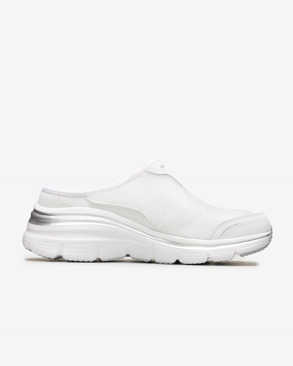 Skechers Fashion Fit-Cool Time Kadın Beyaz Terlik (12714 WHT) Skechers Fashion Fit-Cool Time Kadın Beyaz Terlik (12714 WHT)